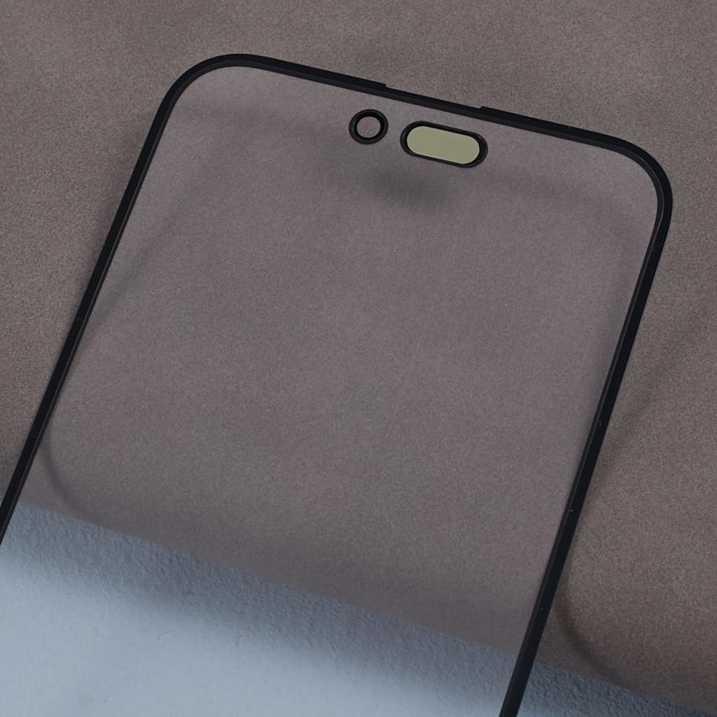 For iPhone 15 Pro Front Screen Glass Lens+OCA Adhesive Replacement Parts (without Logo)