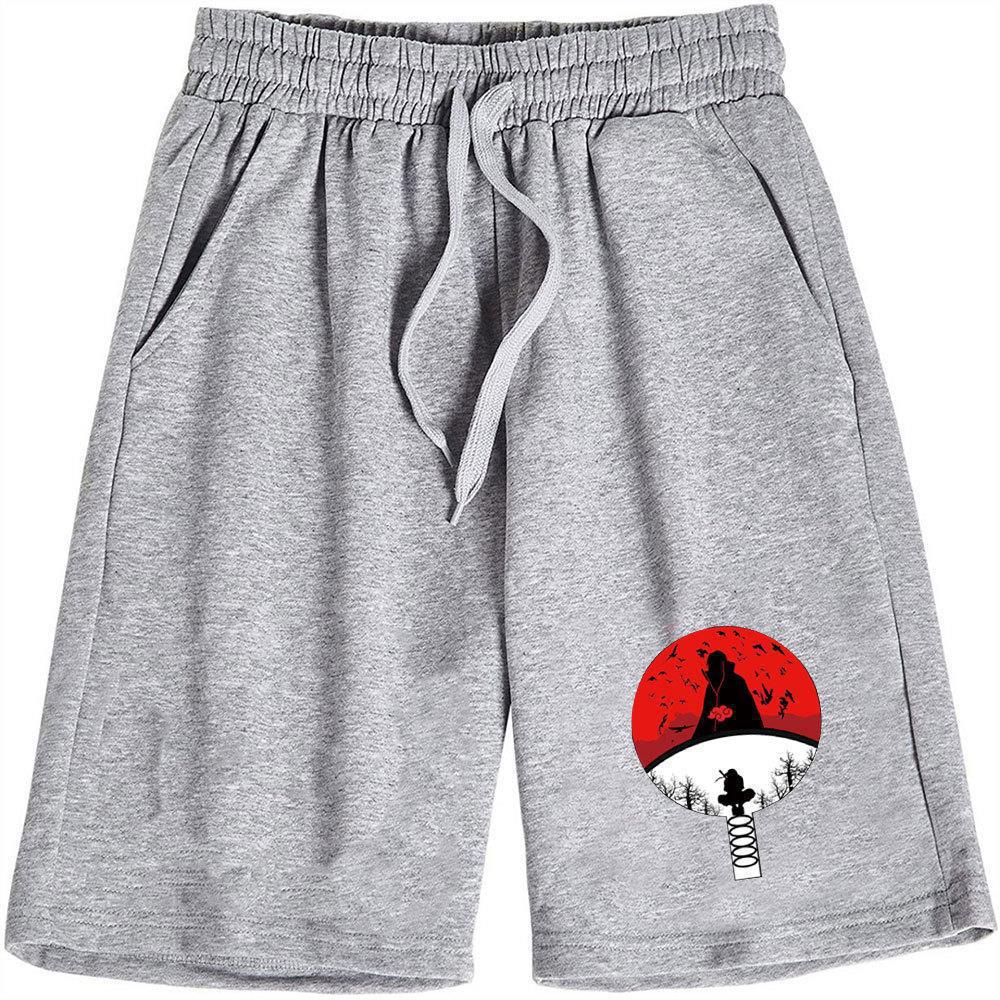 Summer Casual Shorts, Men's and Women's Loose Micro-elastic Printed Sports Five-point Pants