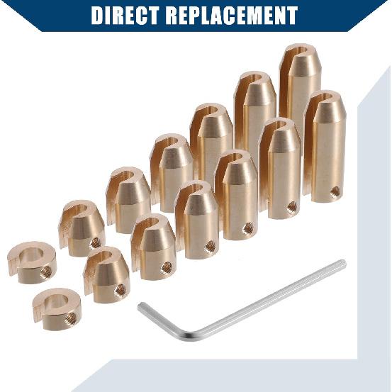 Rear/Brass Wheel Spoke Balance Weights Refill/with Wrench/Durable/Metal / 14pcs/Set/Gold Tone/for Motorcycle