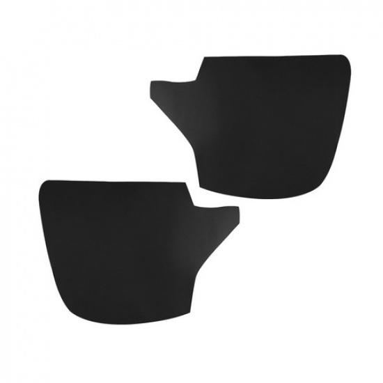 For Toyota Prius 30 09-15 Black 2x Front Inner Door Armrest Panel Leather Cover