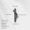 Zinc Alloy Wardrobe Door Handles Light Gold Dresser Drawer Knobs Furniture Handles  for Wardrobe