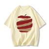 Ladies Summer Short Sleeve Round Collar Casual Fruit Printed Teenager Oversize T Shirt Top