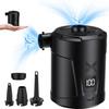 Portable 5200mAh USB Air Pump with Digital Display for Inflatable Mattresses and Rings