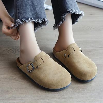 Moda Clássico Cortiça Tamancos Chinelos Mulheres Homens Palmilha Macia Camurça Sandálias com Suporte de Arco Moda Praia Slides Casa Homens Mulas