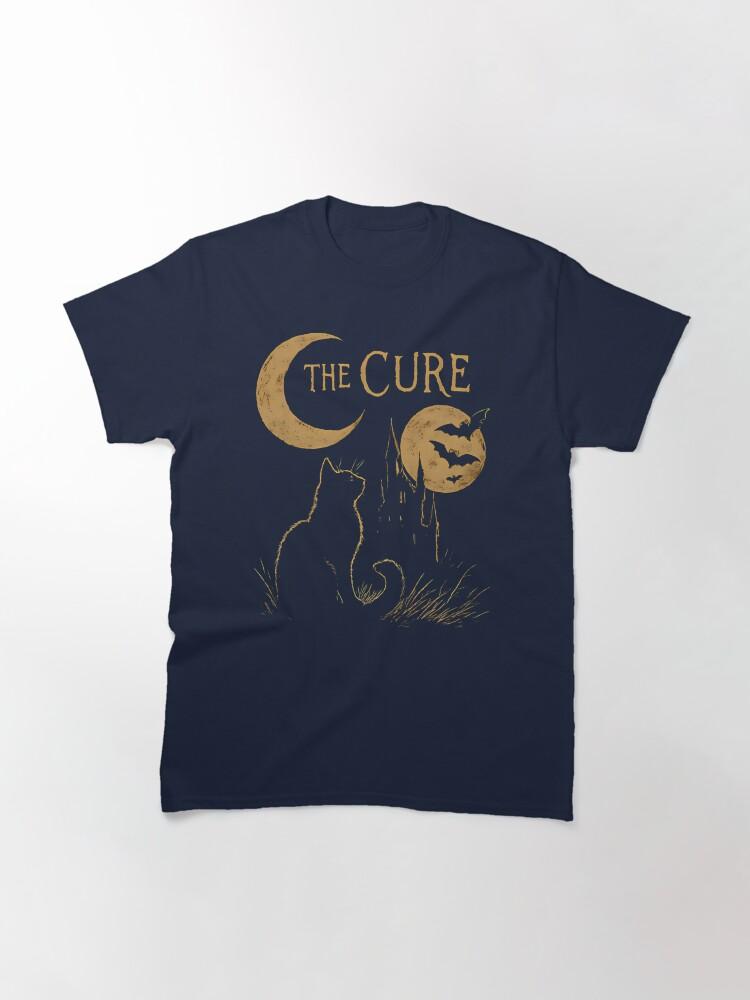 The Cure Gothic Cat And Moon The Cure Classic T-Shirt
