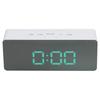 LED Spiegel Wecker Digitaluhr mit Schlummermodus für Schlafzimmer Wohnzimmer Home Office Dekoration