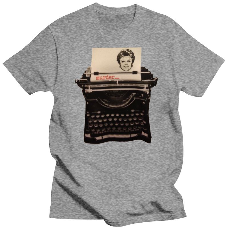 2023 Murder She Wrote / Angela Lansbury / Schreibmaschine T Shirt Print T Shirt Unisex Kurzarm Hot Tops T-shirt homme