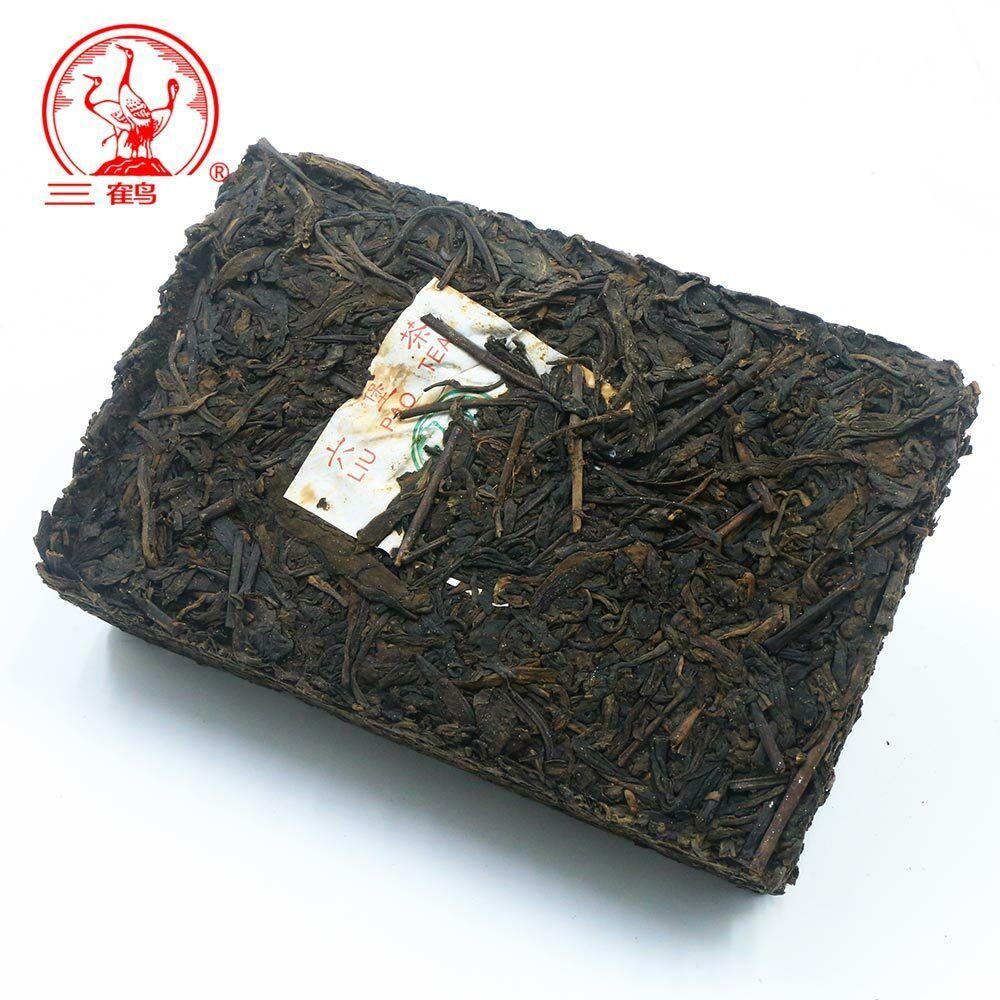 2014 Three Cranes Sanhe Liu Pao Tea 3208 Golden Flower Dark Tea China Tea 400g