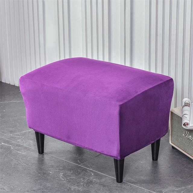 Fløyel Elastisk Skrå Arm Rygg Stoltrekk Stretch Sklisikkert Lenestol Enkel Sofa Slipcovers Avtakbar Med Seteputetrekk