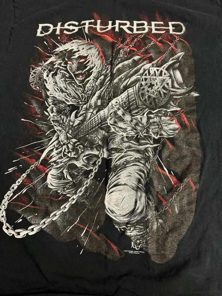 Disturbed Band VTG T-Shirt Full Size S to 345XL Unisex Gift Fan Unisex T-Shirt XXXXL
