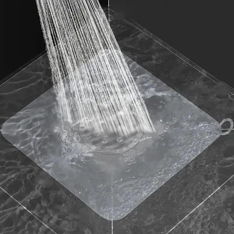 Geruchsdichte Silikon-Bodenablaufmatte für Küche & Bad – Verstopfungshemmende Kanalabdeckung