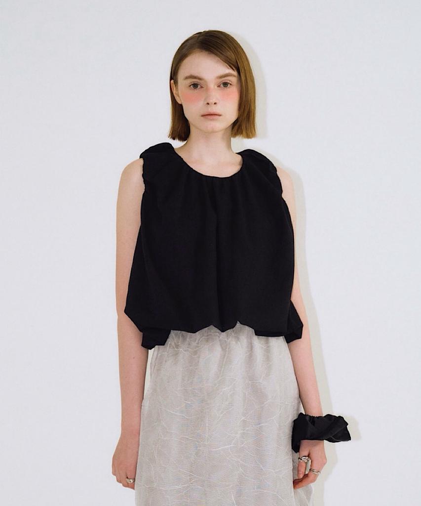 APOEM Frill Balloon Top - 3Colors