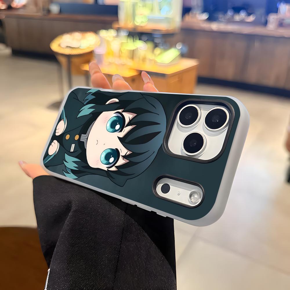 Anime Muichiro Tokito Phone Case For IPhone 17 Air 16 E 15 14 Plus 13 12 11 Pro Max Jelly 2 In 1 Protective Case