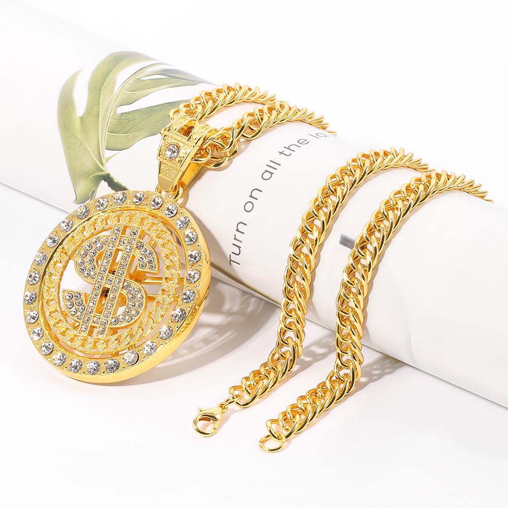 Collana con ciondolo in denaro da uomo/donna, rapper hip-hop americano,  catena a maglie cubane da 70 cm acquista in modo economico — spedizione  gratuita, recensioni reali con foto — Joom, image size:1000x1000