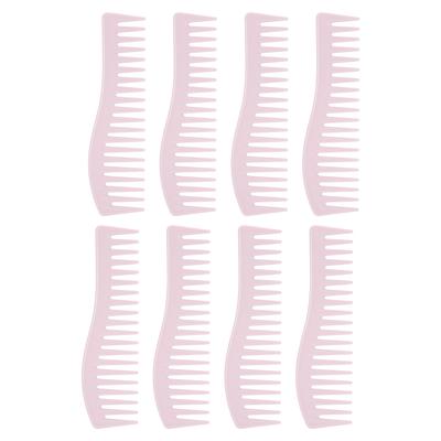 8pcs Wide Tooth Comb ABS Hair Detangling Comb Portable Compact No Handle Shampoo Styling Comb for Ho