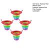 Rainbow Sink Strainer Expandable Capacity Basket Prevents Clogs And Odors Food Waste Collector for Kitchen