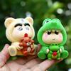 Shinchan Models Crayon Pvc Toys Ornaments For Kids Visual Skills Development