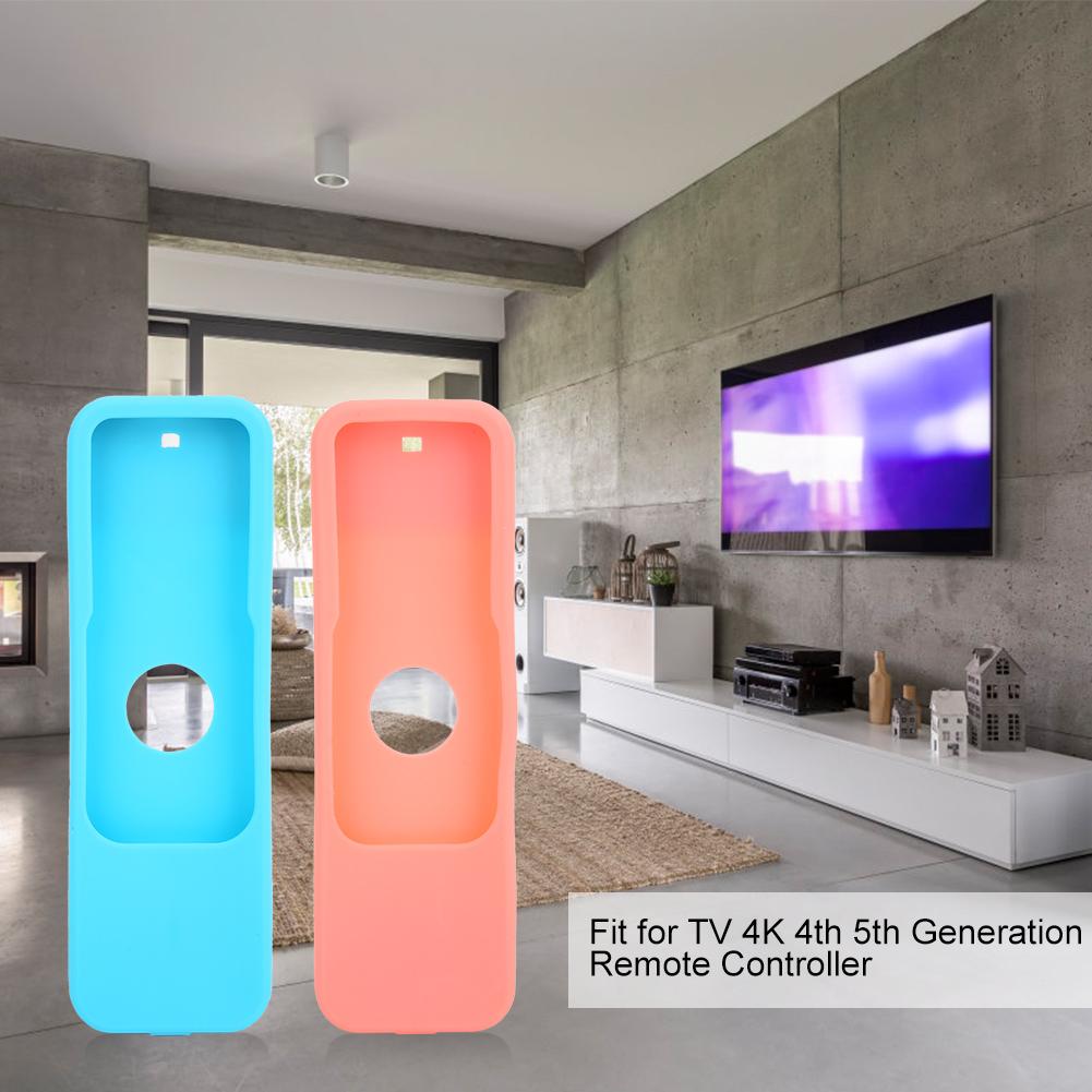 2Pcs Non-Slip Protective Silicone Cover Case Fit for TV 4K 4th 5th Generation Remote