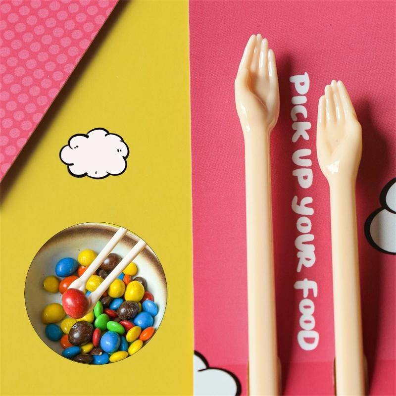 Ergonomic Hand Shape End Chopsticks Tool For Easy Handling Great For Travel Dining Plastic Eating Gripper Easy Cleaning