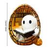 Ghost Night Light for Halloween Haunted House Ghost Ornament Tabletop Lamp for Halloween Party or Bedroom Decor