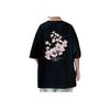 Li Ning SS22 Sakura Collection Solid Color Round Neck Casual Short Sleeve T-Shirt Unisex Tops Black AHSS917-3