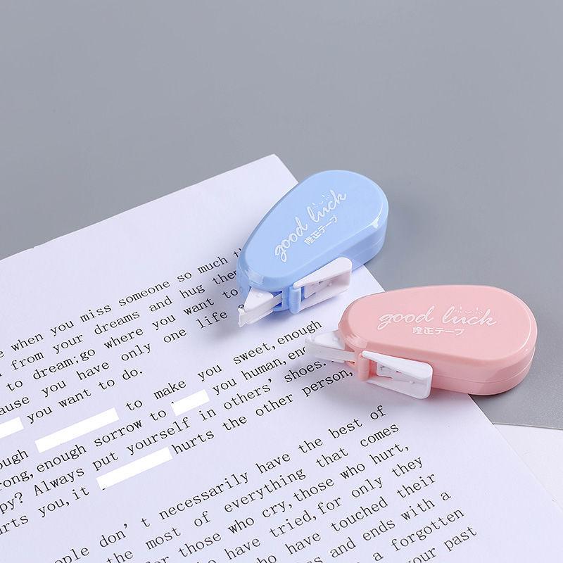 6Pcs/Kit Correction Tape One Tone Translucent Corrector Kids Student Altered Tape School Office Supplies