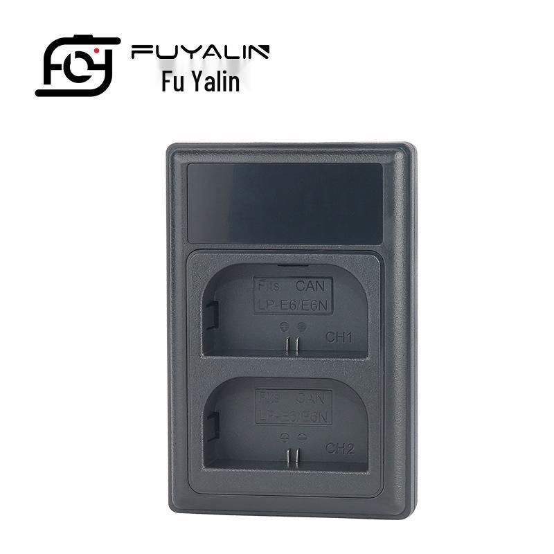 Canon DSLR Charger for LPE6/LPE6N Batteries: Compatible with 5D4, 5D3, 6D2, 6D, 7D2, 80D
