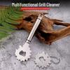 Stainless Steel BBQ Grill & Groove Scraper Cleaner