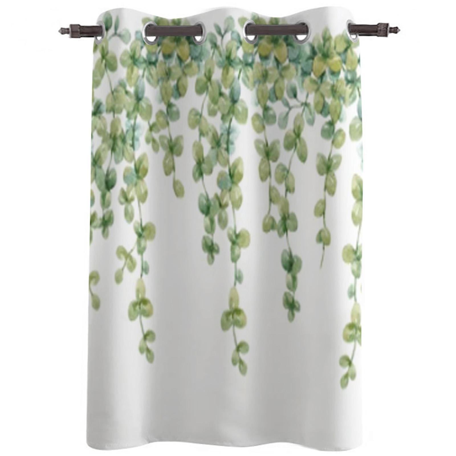 Ручной обращается акварель экзотические цветы джунглей оконные шторы для гостиной кухни — фото 2