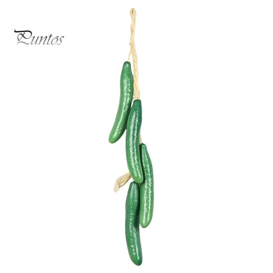 Rustic Kitchen Wall Decorations Artificial Hanging Vegetables String, Simulation Pendants, Farmhouse for Decor Decor, Realistic Foam Vegetable