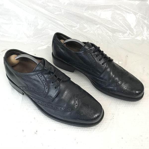 

Sioux Germany Кожаные Броги 8 26.5 Черные Комфортные Деловые Туфли(ИСПОЛЬЗОВАЛ)