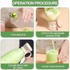 Rechargeable Electric Fruit Blender 420ML Juicers Bottle Practical Smoothie Maker  Travel