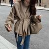 Fall Winter Warm Women Oversized Knitted Cardigan Casual Open Front Long Sleeve Sweater Coat Outerwear