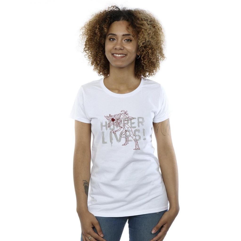 Netflix Womens/Ladies Stranger Things Hoppers Live Cotton T-Shirt