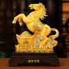 Feng Shui Copper Horse Ornaments Living Room TV Wine Cabinet Office Table Furnishings Opening Gifts