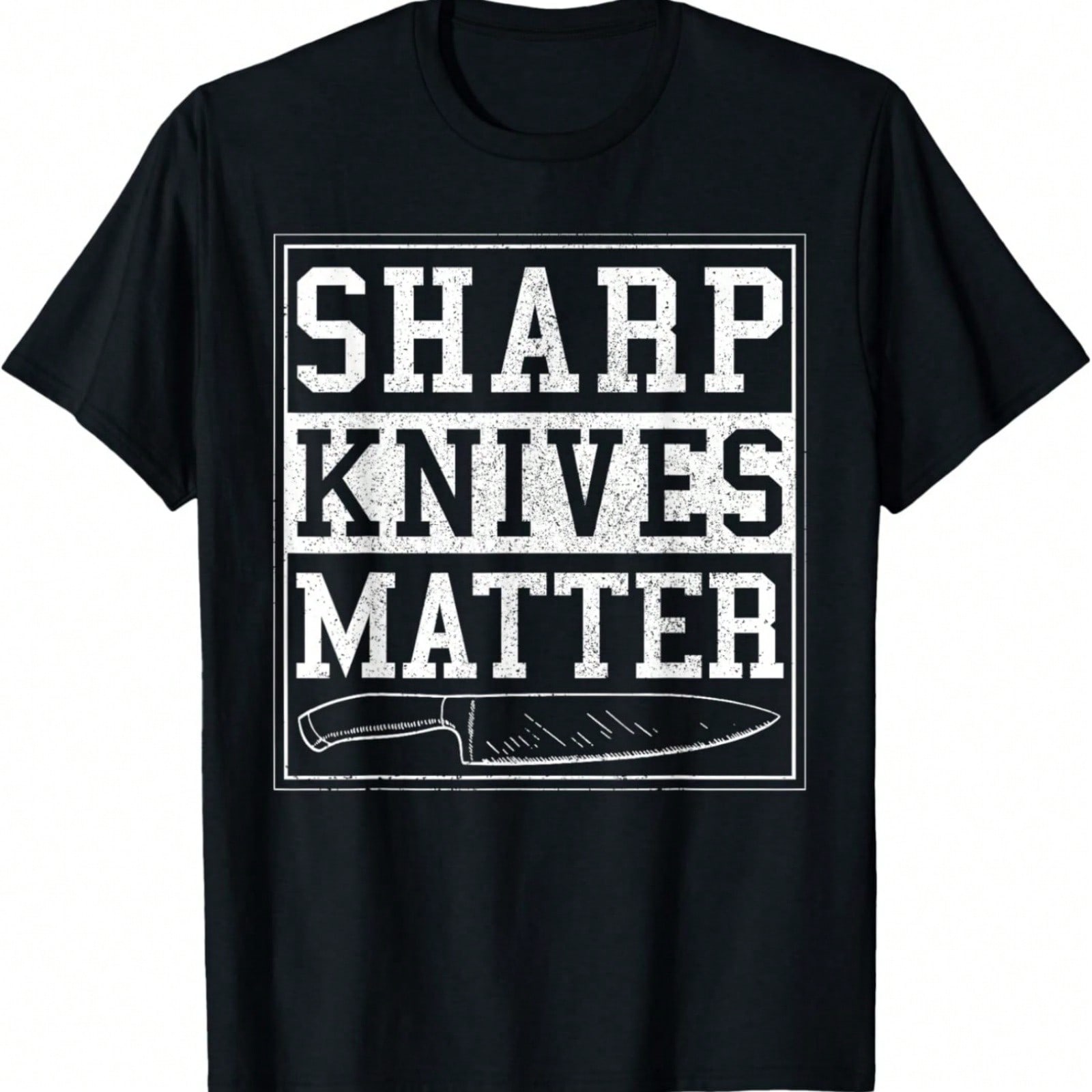 Sharp Knives Matter T-Shirt - Funny Chef Gift Cooking Shirt T-Shirt S разноцветный