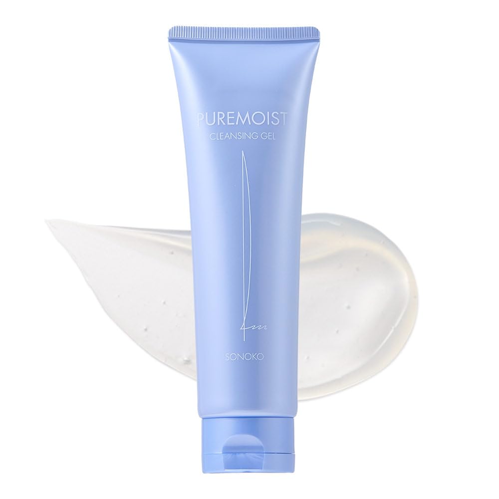 

SONOKO Pure Moist Cleansing Gel 120g [Renewed] Makeup Remover, Moisturizing Ingredients: Hyaluronic Acid, Ceramide, High Moisture, Pore Cleansing,