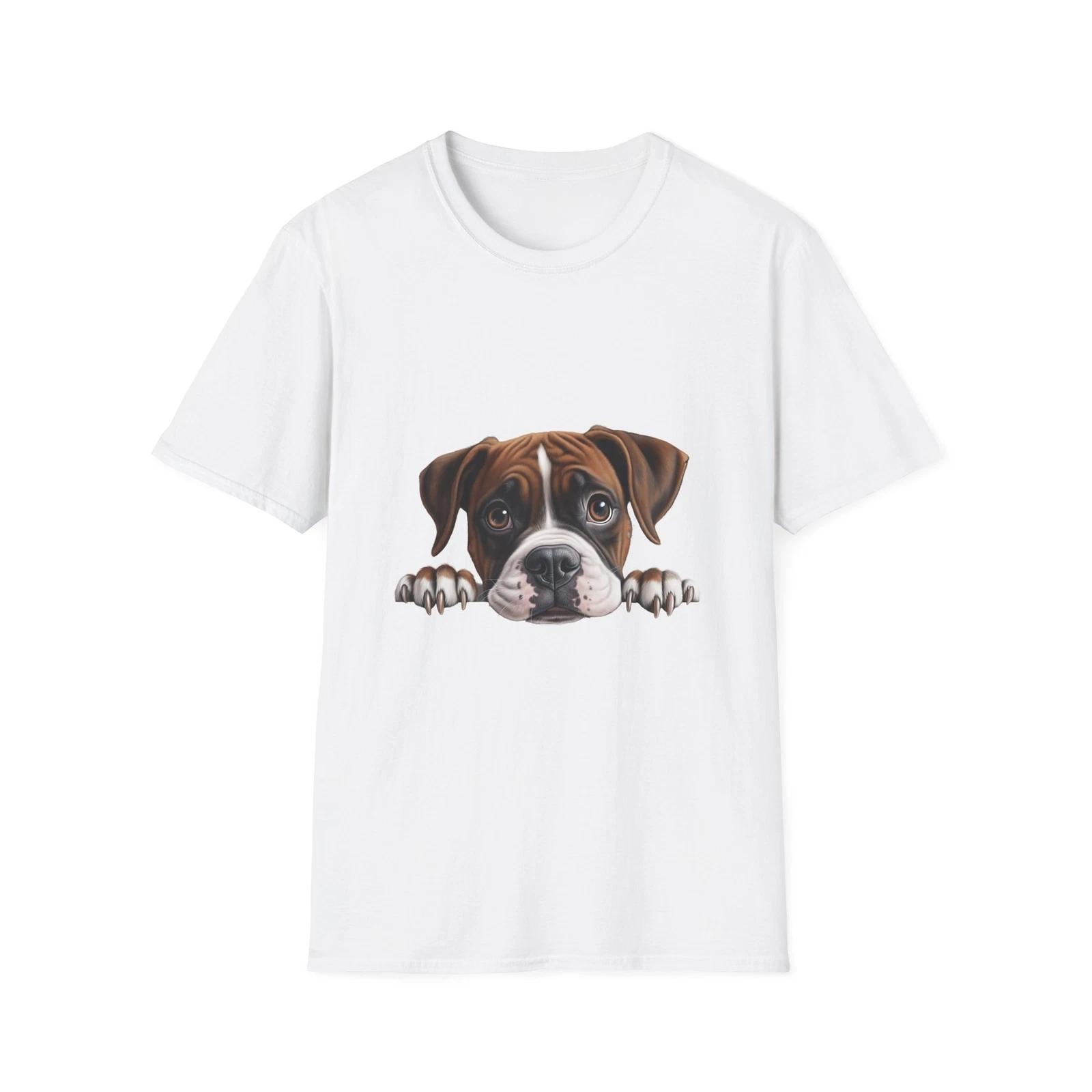 Adorable Boxer Dog T-Shirt, Dog Lover Gift, Animal Tee, Cute Pet Shirt, Unisex 2XL