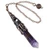 Pendulum Crystal,Natural Crystal Pendulums for Dowsing,Spiritual Pointed Crystal for Witchcraft Supplies,Divination Tool