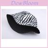 Fisherman Hat Women Zebra Print Sun Protection Summer Bucket Hat For Face Shade
