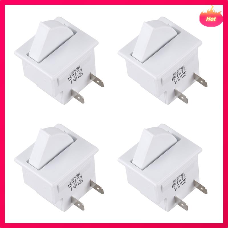 4X Refrigerator Door Lamp Light Switch Replacement Fridge Part Kitchen 5A 125V
