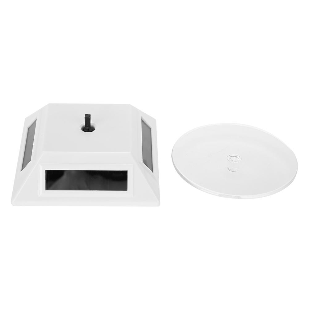 Solar Showcase 360 Grad Drehteller rotierenden Schmuck Organizer Display Stand (Weiß)