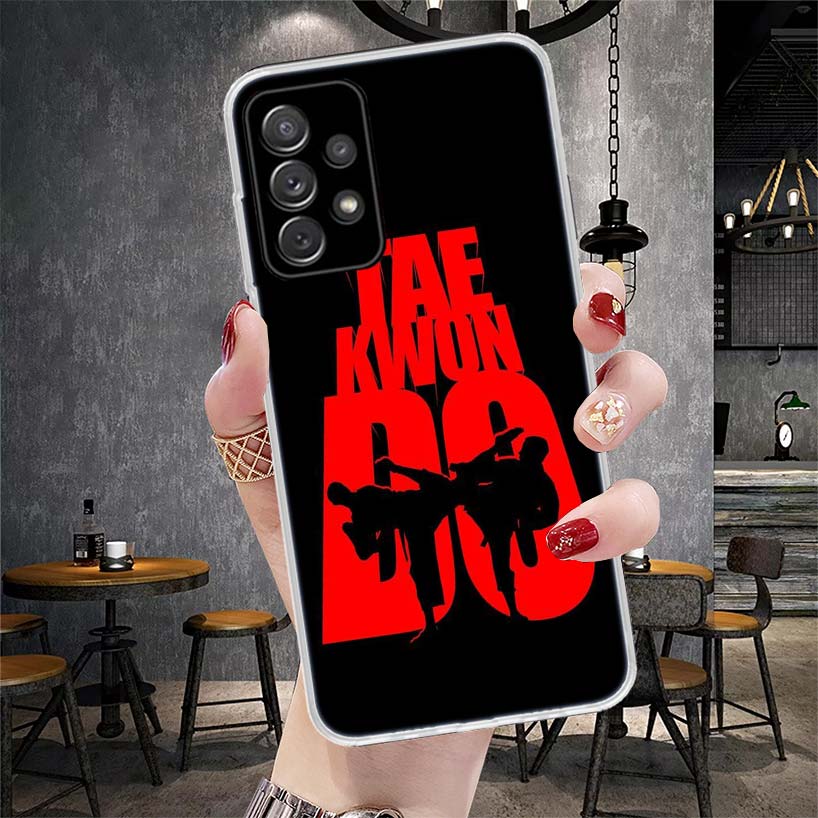 Kungfu Taekwondo Soft Phone Case For Samsung Galaxy A13 A14 A15 A16 A17 A53 A54 A55 A56 A57 A33 A34 A35 A36 A37 A23 A24 A25 A26