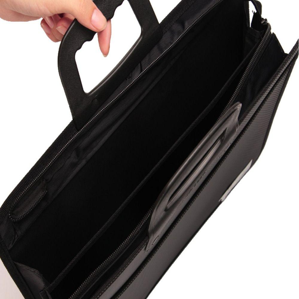 Laptop Handbag Office File Bag Large Capacity Document Bag Portable Business Bag Storage Briefcase