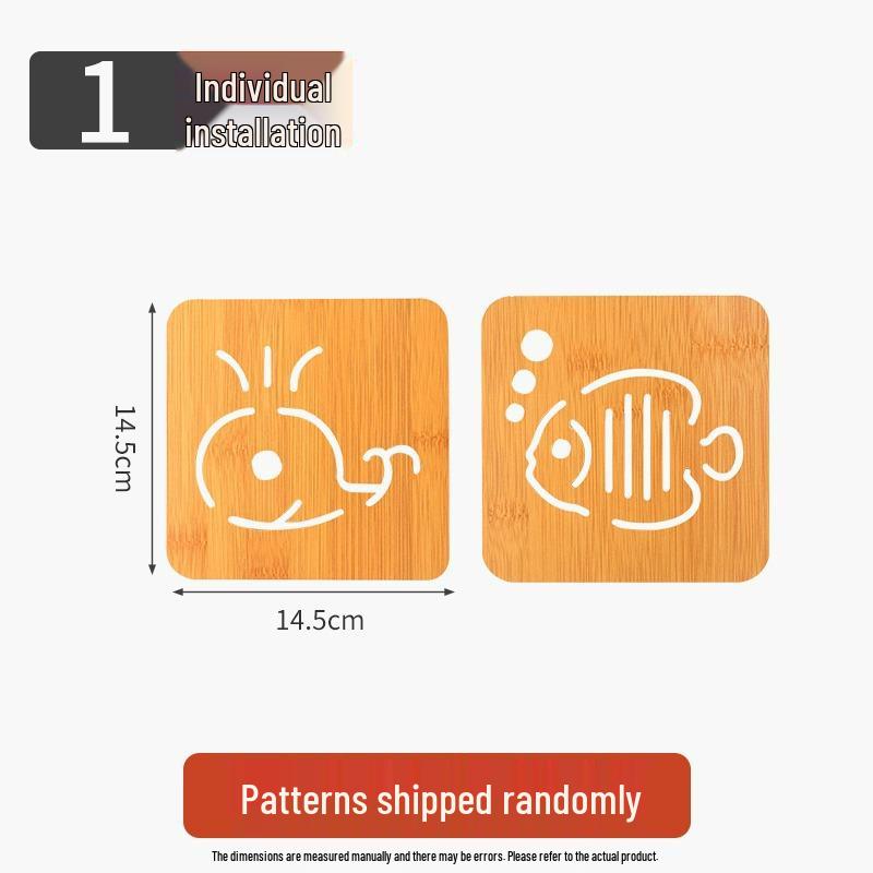 

Набор из 10 термостойких нескользящих деревянных подставок и костеров