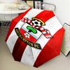 1PC Fc Crest Design Printed Umbrella Folding umbrella, automatic umbrella 8-Frame for Travel, camping Fan gifts Christmas Gifts