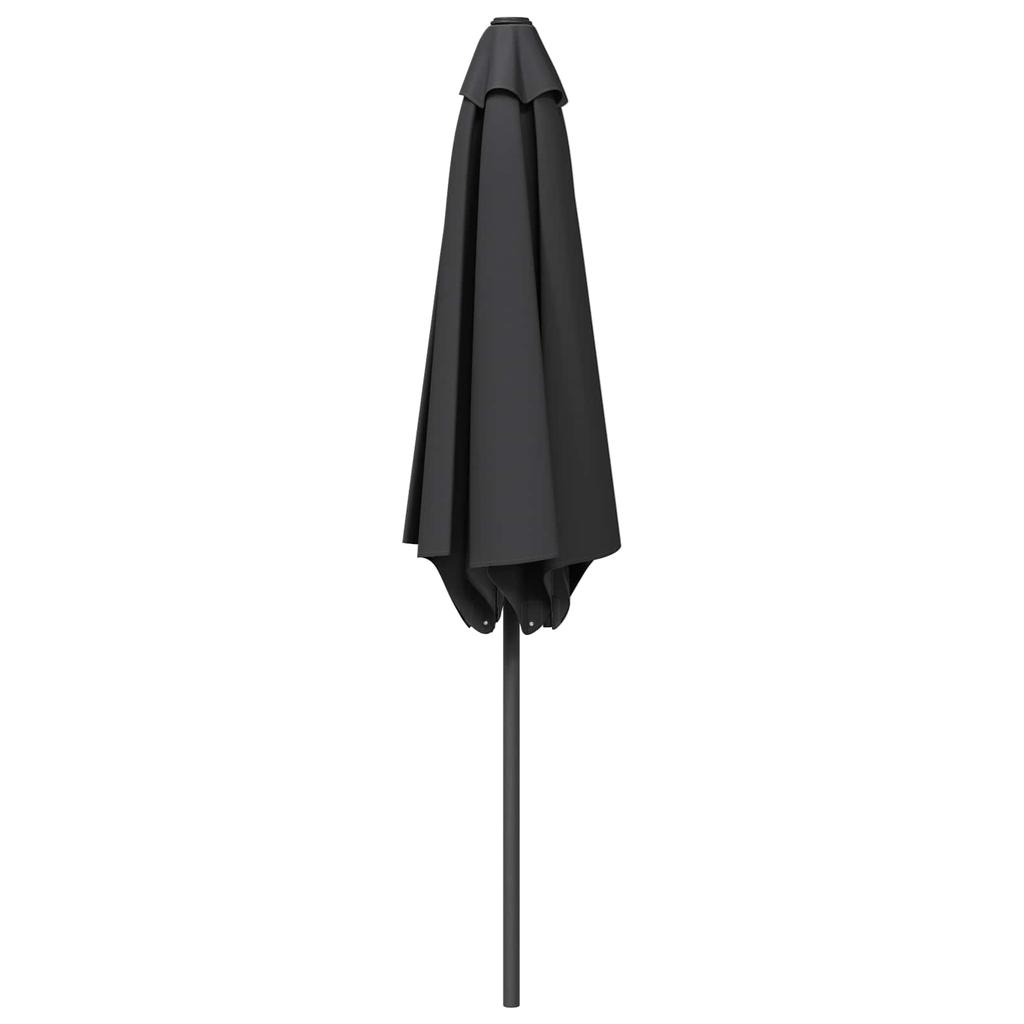 Garden Umbrella with Base 270 x 270 cm Polyester Rectangular