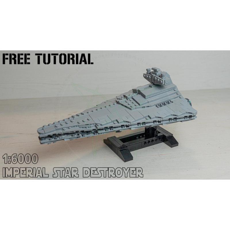 Платиновый Кирпич BOBlocks  Имперский  Звездный Разрушитель MOC-151398-1 (Серия «Звездные войны»)