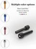 LJEEG1 2026 Car Sticker 4Pcs Car Door Lock Knob Alloy Security Insurance Pull Pins For BMW M E34 E36 E60 E90 E46 E39 E70 F10 F20 F30 X5