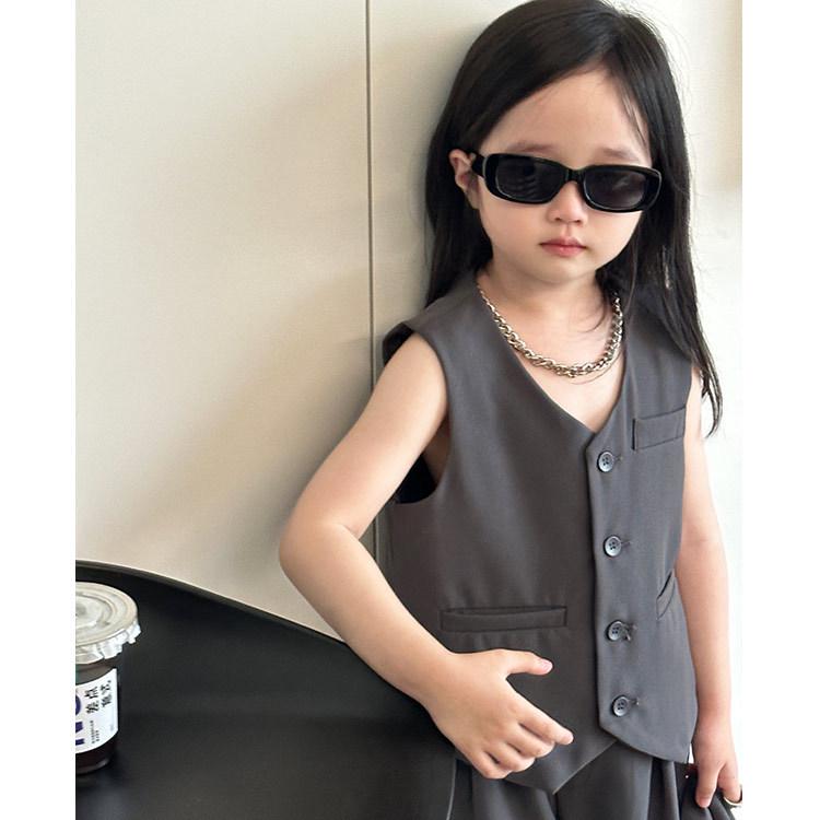 Podzim 2025 Dívčí třídílný bonbónový oblek - Korejský blejzr set